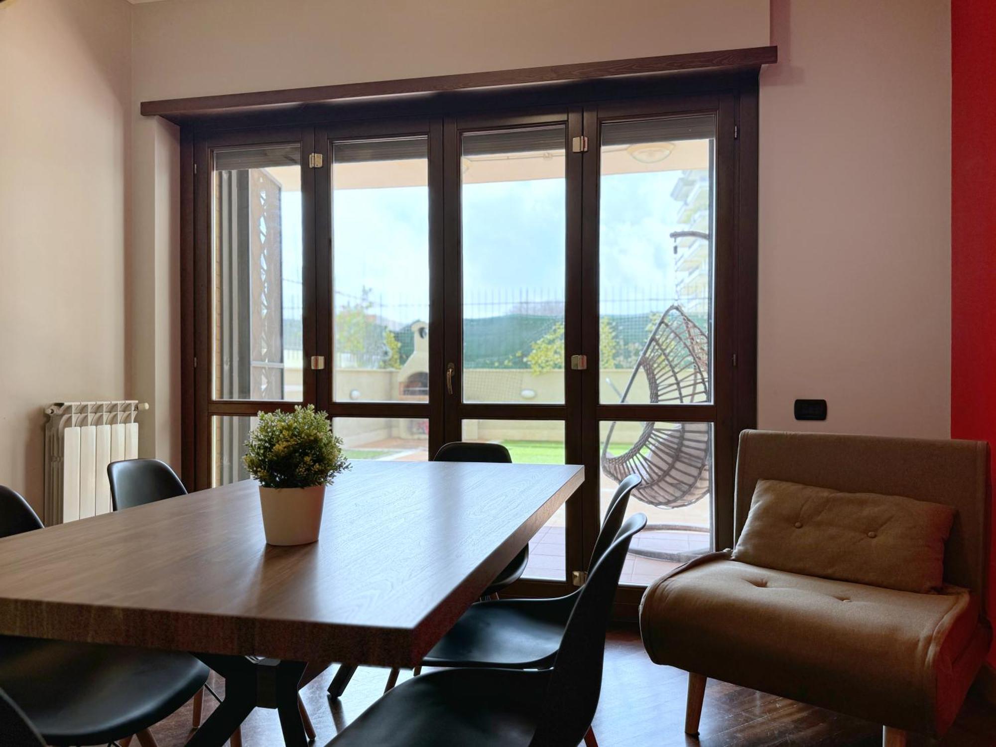 Sun Nest Apartment - Terrace & Garage Fiumicino Exterior photo